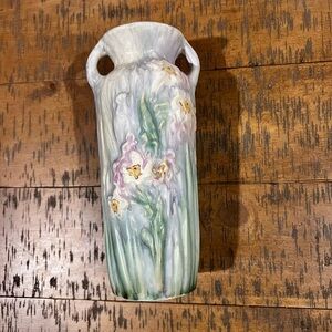 Exquisite Weller Silvertone Dogwood Vase